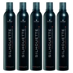 5x Schwarzkopf Silhouette Super Hold Mousse 200ml