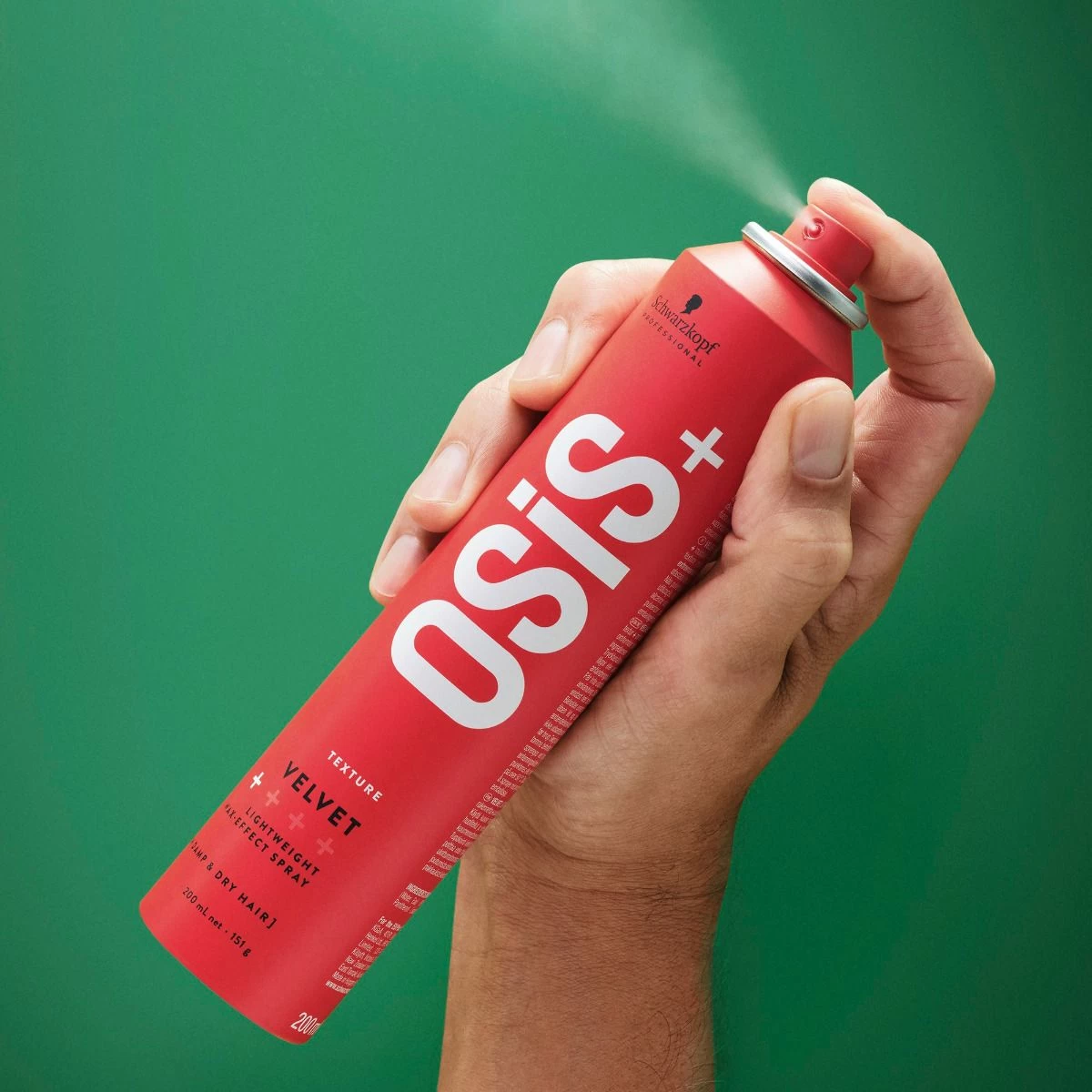 Schwarzkopf OSiS+ Velvet Lightweight Wax-Effect Spray 200ml - Image 2